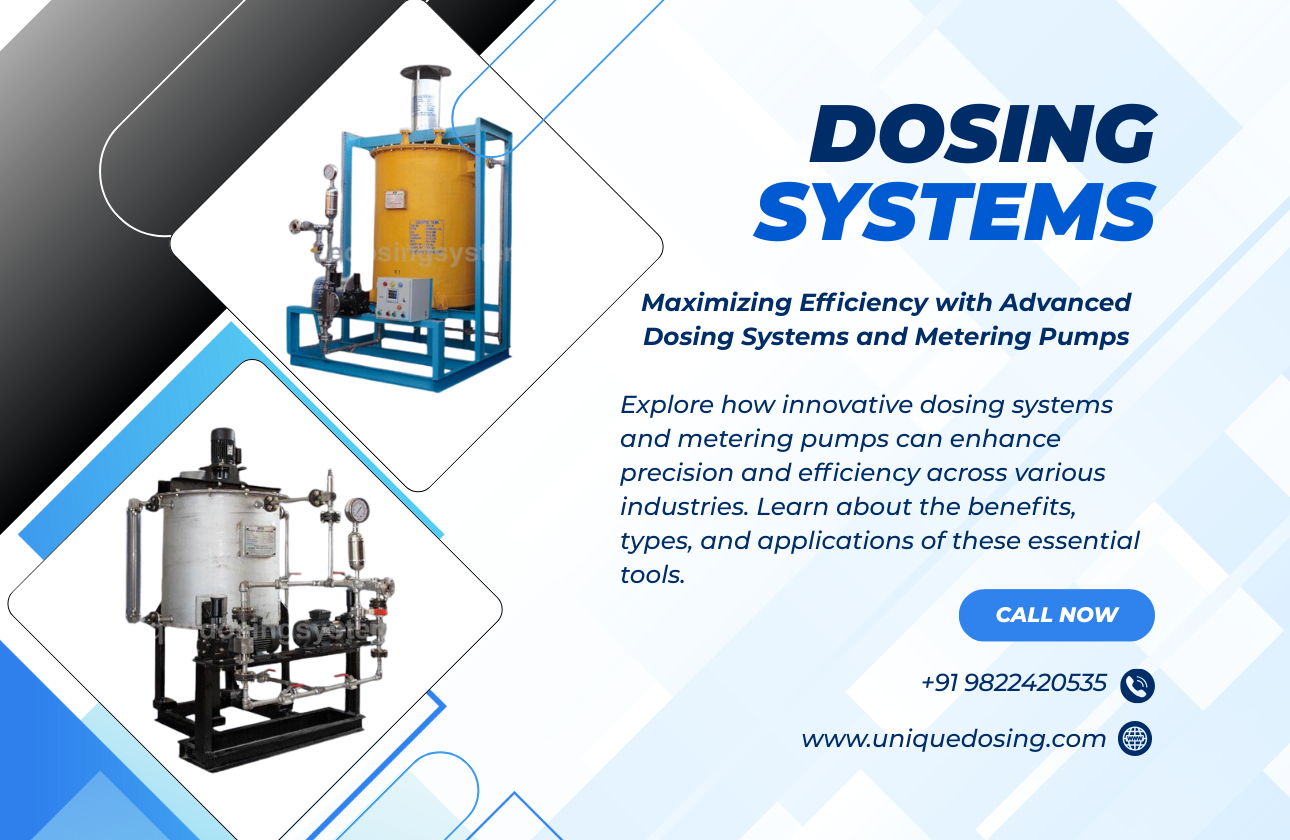 Maximizing Efficiency with Advanced Dosing Systems and Metering Pumps