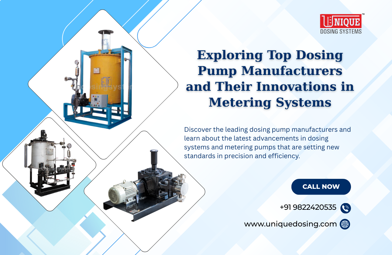 Exploring Top Dosing Pump Manufacturers and Their Innovations in Metering Systems