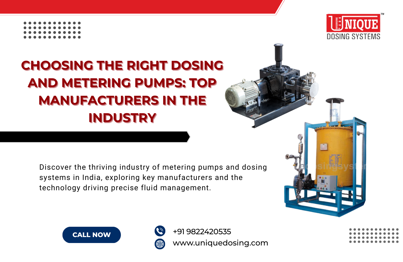 Choosing the Right Dosing and Metering Pumps: Top Manufacturers in the Industry