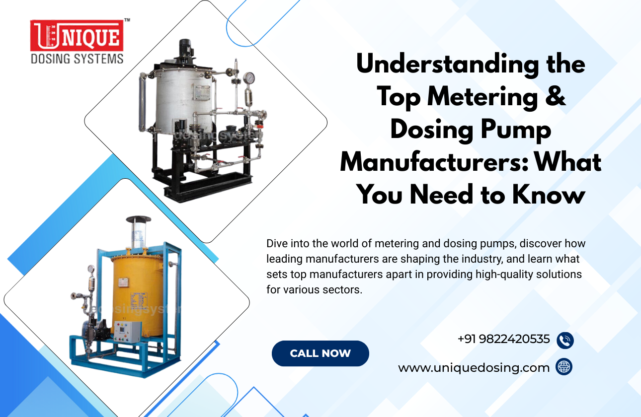 Understanding the Top Metering & Dosing Pump Manufacturers: What You Need to Know