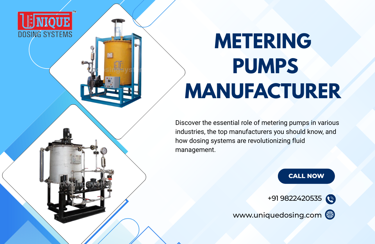 Optimizing Fluid Management: A Comprehensive Guide to Metering Pumps and Leading Manufacturers