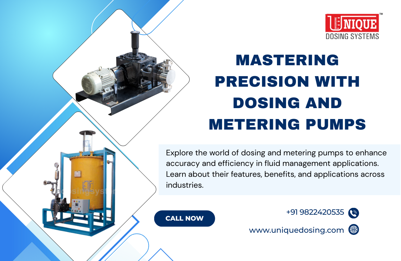 Mastering Precision with Dosing and Metering Pumps