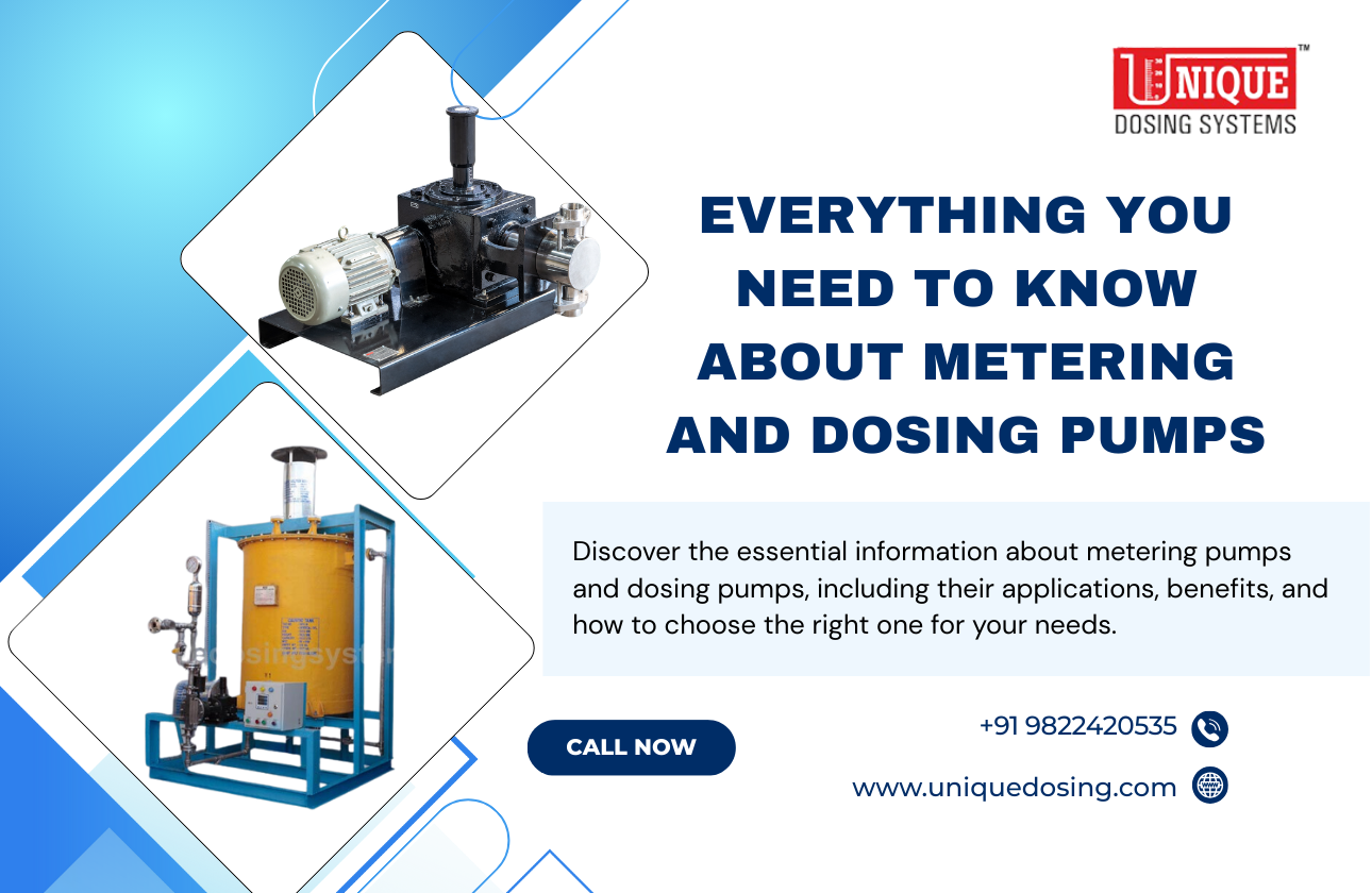 Everything You Need to Know About Metering and Dosing Pumps