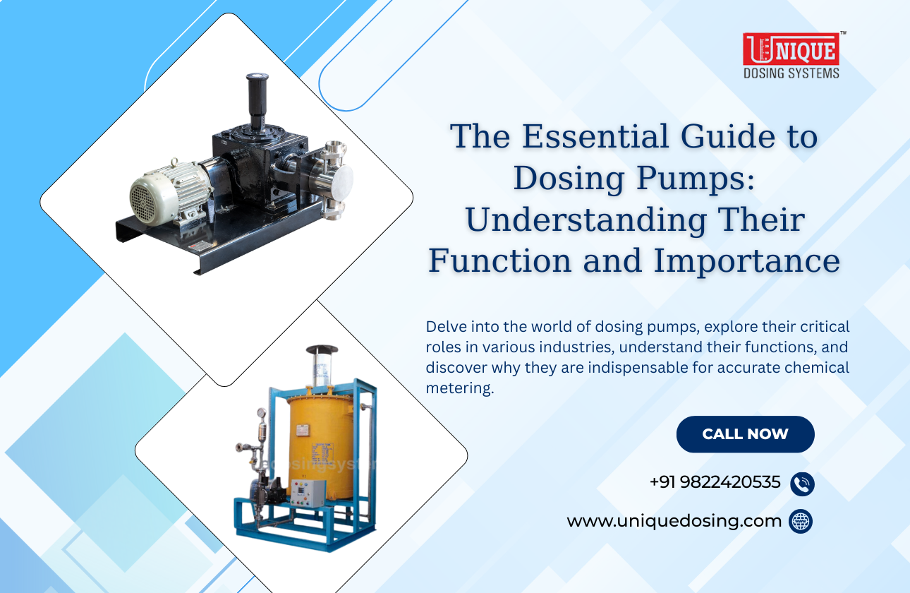 The Essential Guide to Dosing Pumps: Understanding Their Function and Importance